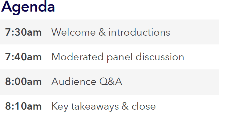 Agenda